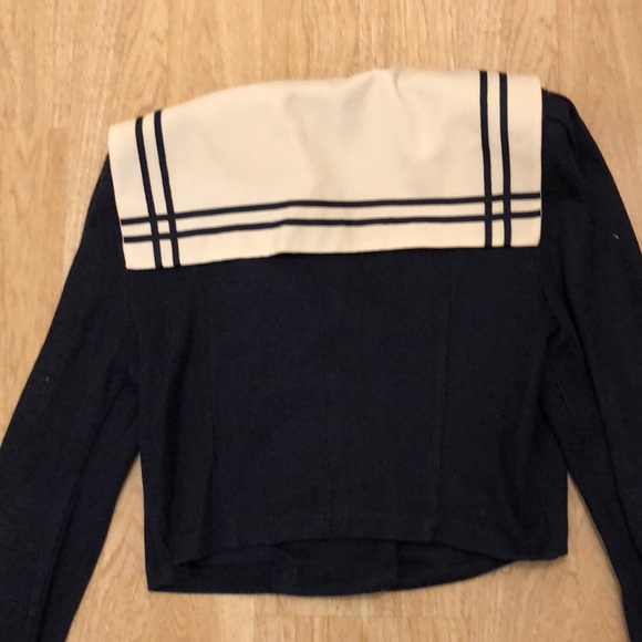 SOLD True vintage nautical style sweater size 9/10 - Picture 5 of 6